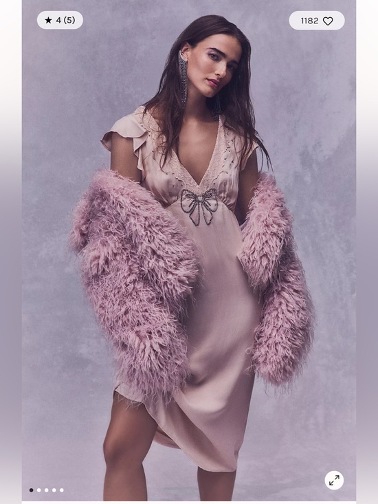 Free People Dresses & Skirts - Free People Tied With Joy Embellished Bows Coquette Midi dress XS